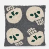 Crania Skull Tufted Cushion