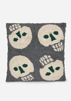 Crania Skull Tufted Cushion