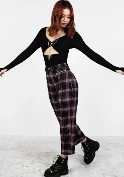 Crush Crop Trousers