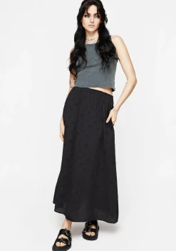 Crux Broderie Midaxi Skirt