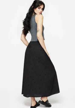 Crux Broderie Midaxi Skirt