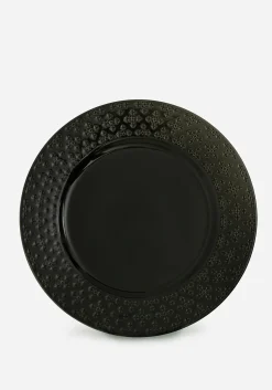 Crux Debossed Ombre Dinner Plate (4 Piece Set)