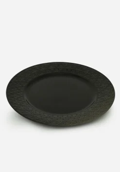 Crux Debossed Ombre Dinner Plate (4 Piece Set)