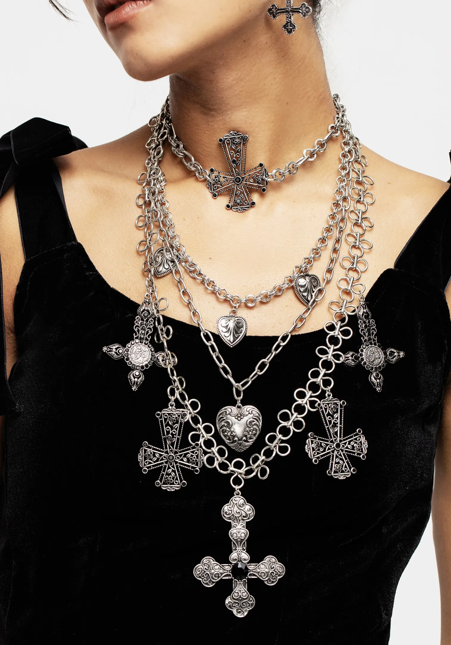 Crux Layered Chain Necklace