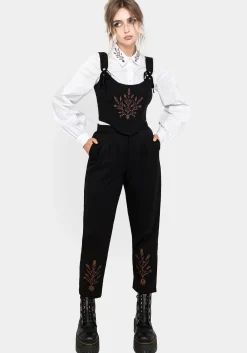 Cybele Embroidered Crop Corset Top
