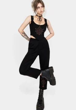Cybele Embroidered Tapered Trousers