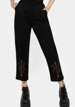 Cybele Embroidered Tapered Trousers