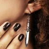 Dagger Hoop Earrings XJ