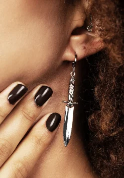Dagger Hoop Earrings XJ