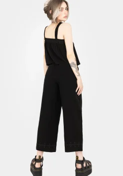 Damara Embroidered Cotton Culottes