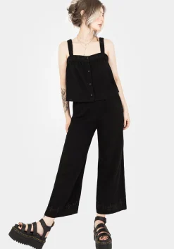 Damara Embroidered Cotton Button Up Blouse