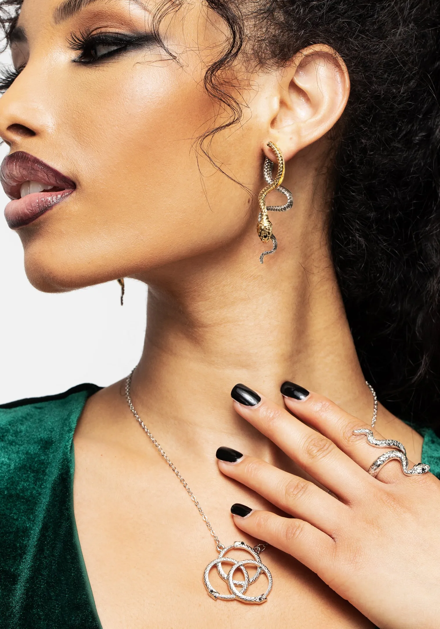 Damballa Snake Earrings