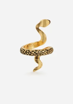 Damballa Snake Ring - Gold
