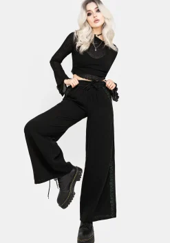 Damiana Embroidered Cotton Trousers