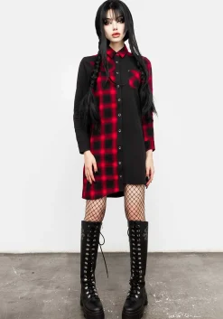 Danger Deconstructed Shirt Dress