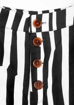Dark Wave Crop Trousers