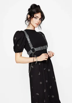 Dawn Sun Embroidered Tiered Maxi Dress