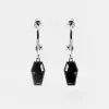 Death Hoop Earrings