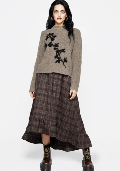 Deathwatch Floral Beetle Knit Sweater