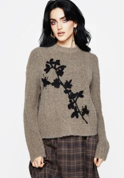 Deathwatch Floral Beetle Knit Sweater