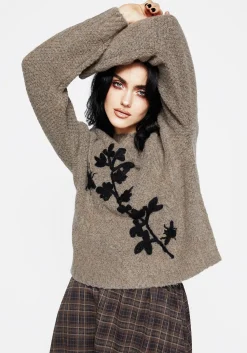 Deathwatch Floral Beetle Knit Sweater