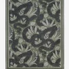 Deception Floral Snake Woven Blanket - Green
