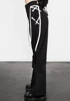 Defendant Lace Up Tie Trousers