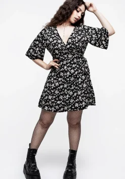 Demeter Print Kimono Mini Dress