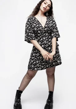 Demeter Print Kimono Mini Dress