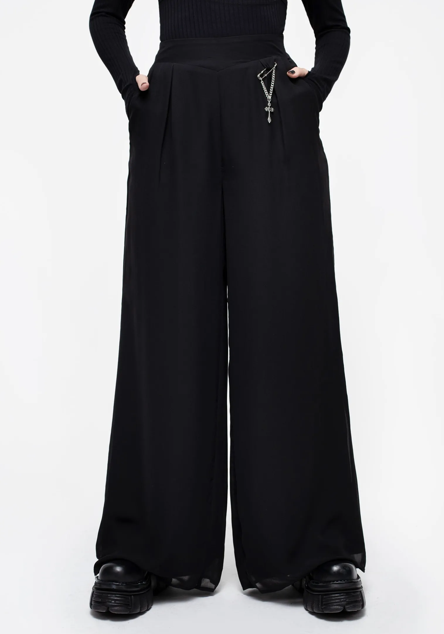 Descensum Wide Leg Trousers