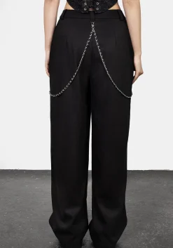 Descent Chain Wide Leg Trousers