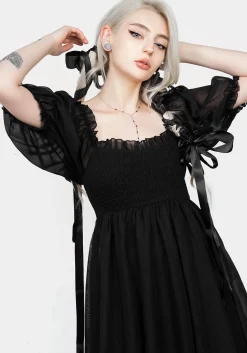 Destiny Smocked Baby Doll Mini Dress