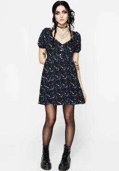 Diana Moon Moth Mini Dress