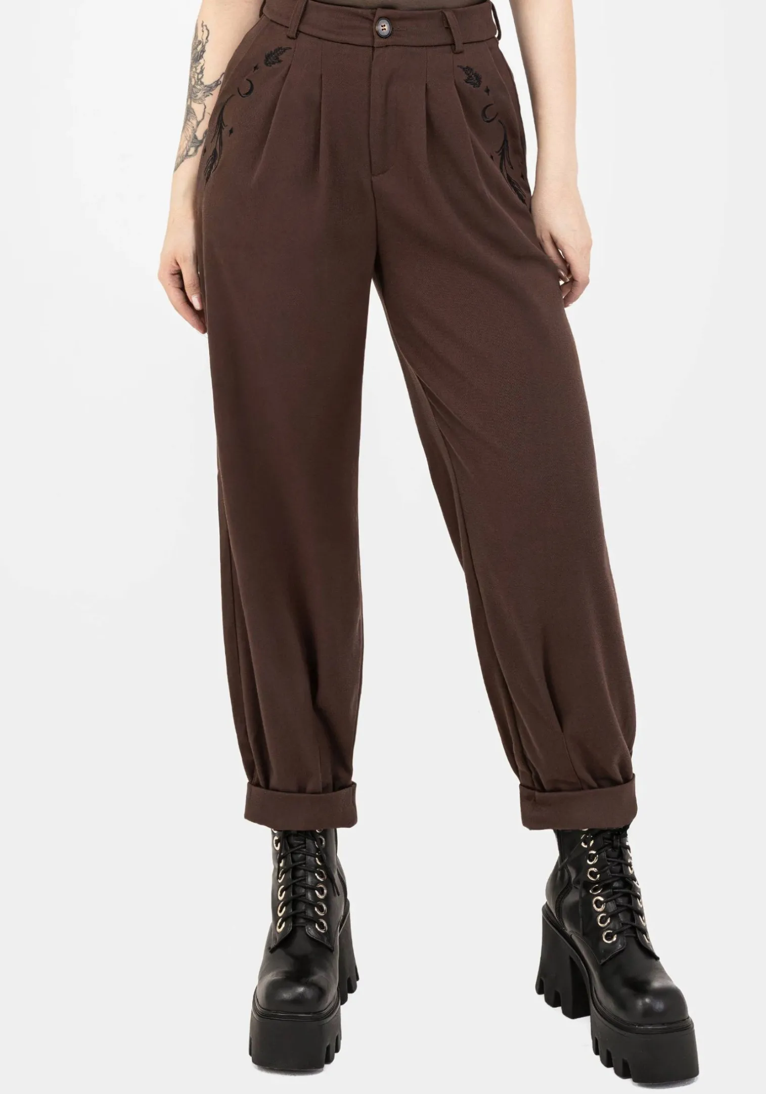 Dianne Embroidered Balloon Trousers