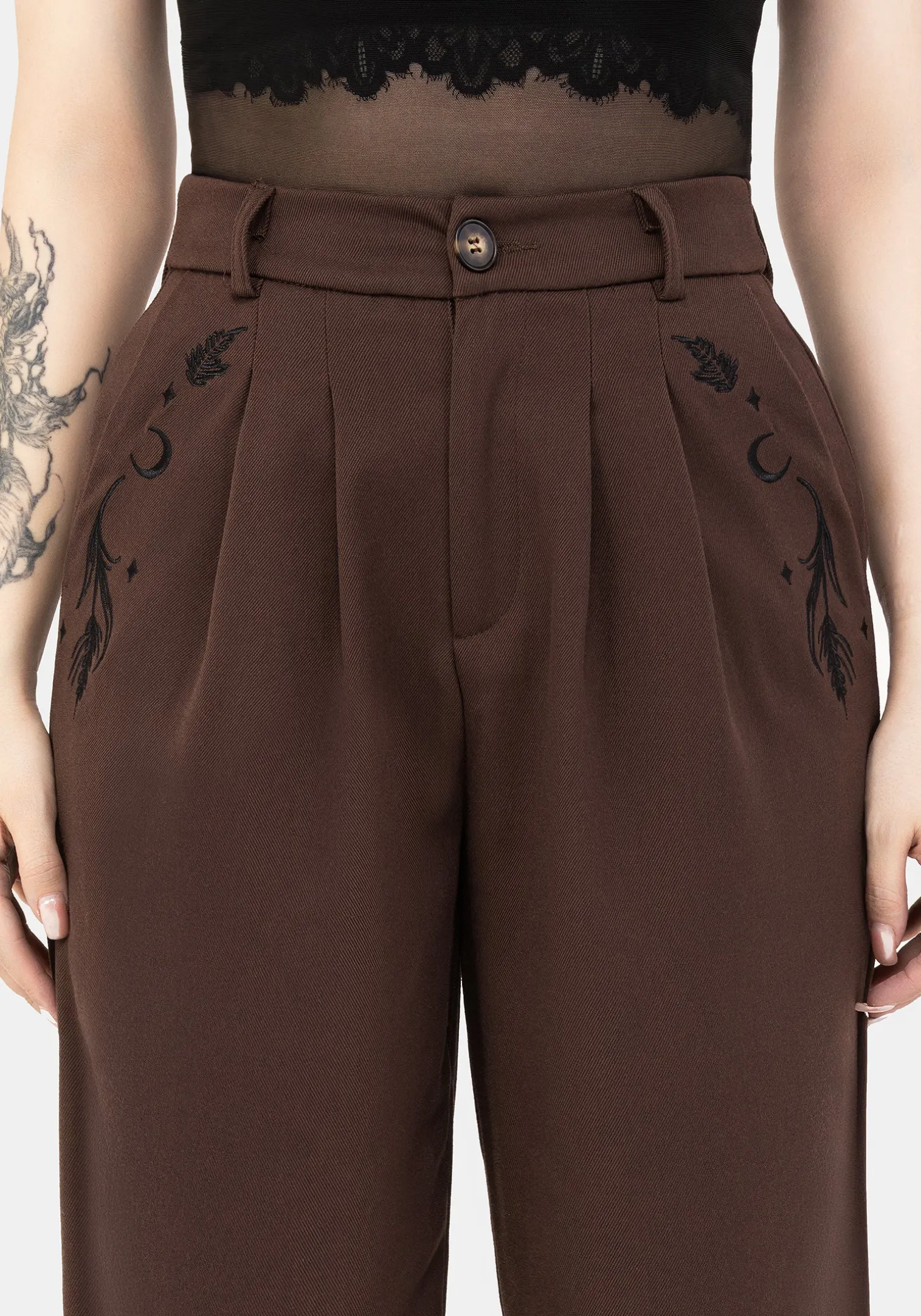 Dianne Embroidered Balloon Trousers