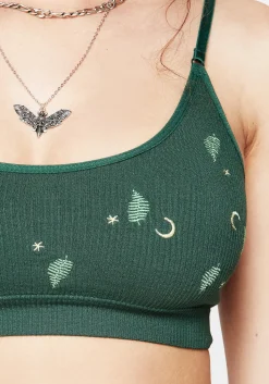 Dianne Fern Embroidered Bralet
