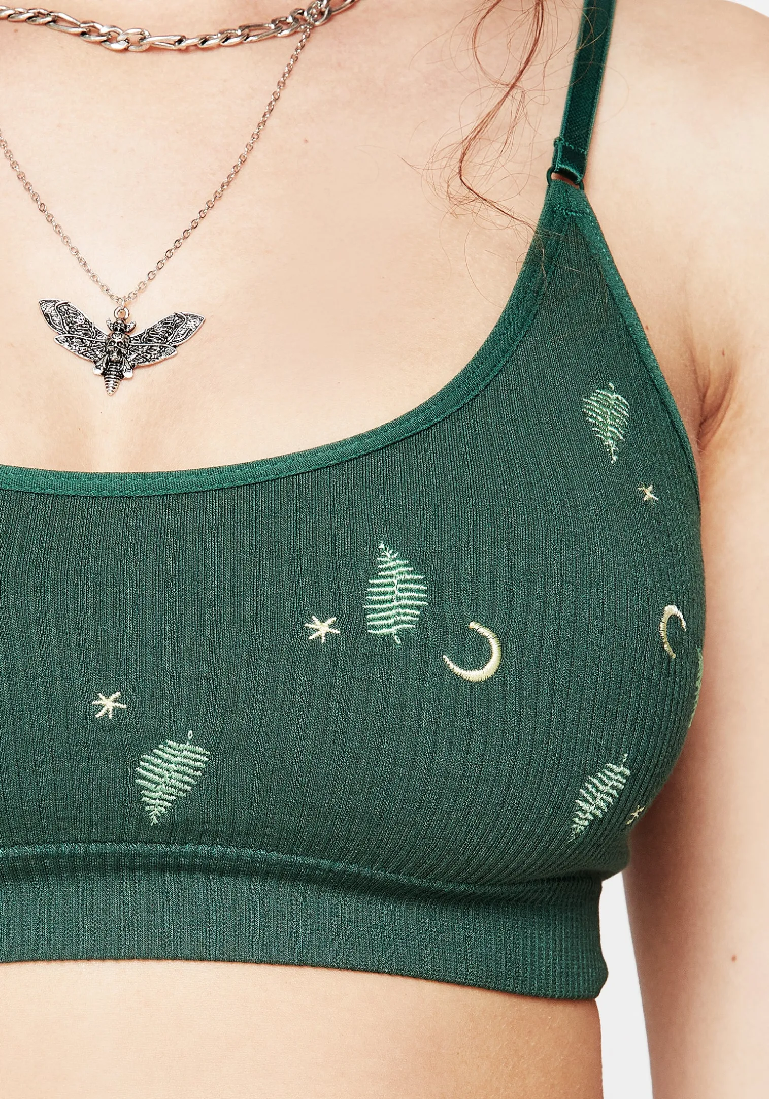 Dianne Fern Embroidered Bralet
