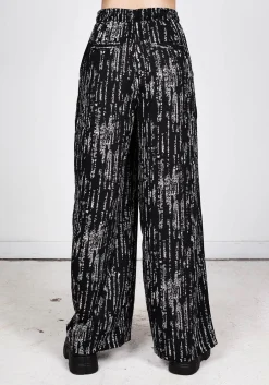 Digital Rain Wide Leg Trousers