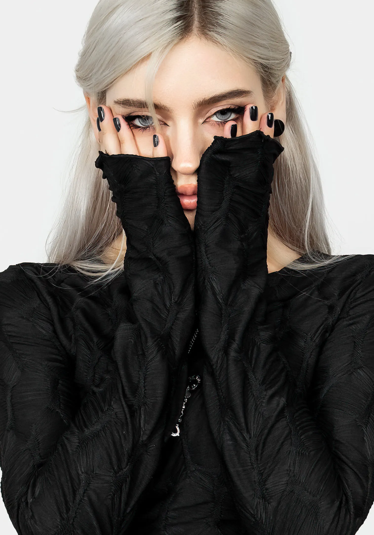Disquiet Asymmetric Midi Dress