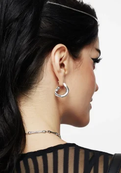 Disturbia Chunky Hoop Earrings