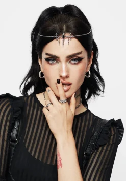 Disturbia Chunky Hoop Earrings