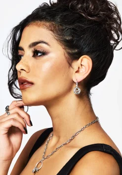 Disturbia Ring Hoop Earrings