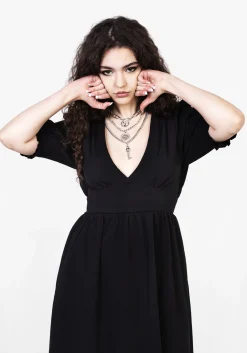 Divination Textured Midi Dress