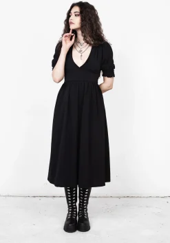 Divination Textured Midi Dress