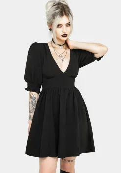Divination Textured Mini Dress