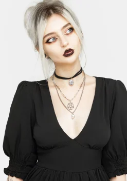 Divination Textured Mini Dress