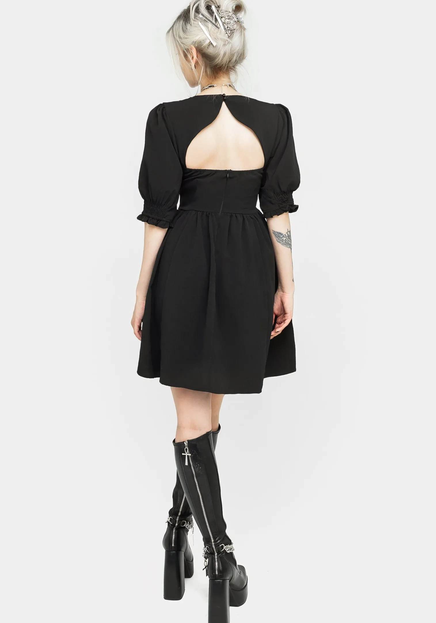 Divination Textured Mini Dress