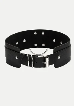 Domina Faux Leather Choker