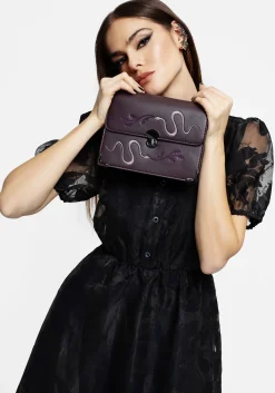Dominion Embroidered Shoulder Bag