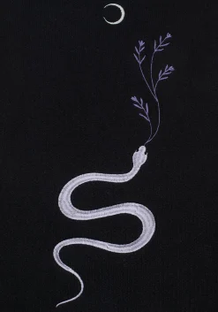 Dominion Snake Embroidered Scarf